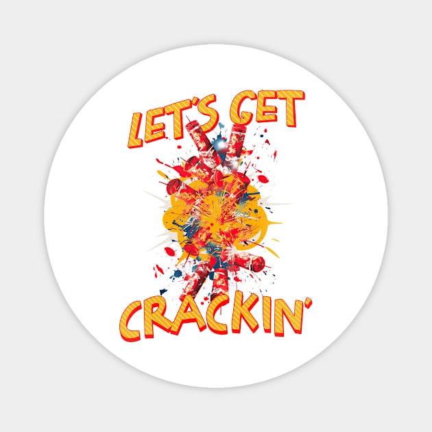 Chinese New Year: Let's Get Crackin' with Firecracker Fantasy Magnet by YUED